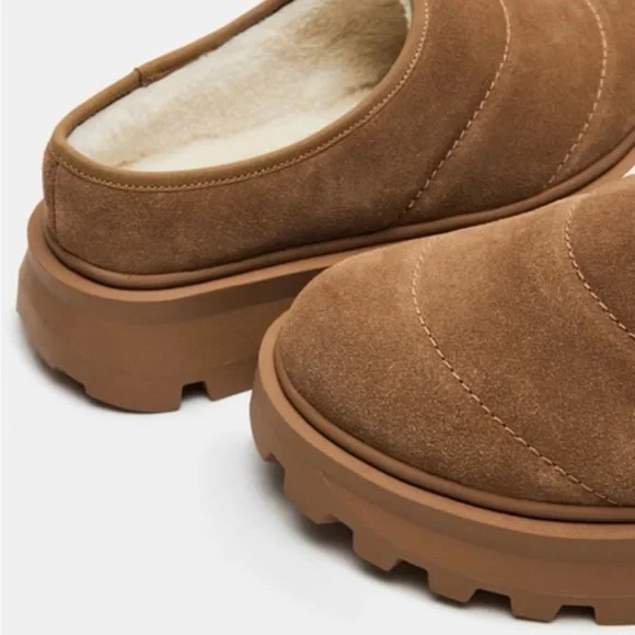 Steve Madden Brown Suede Slip-On Loafers - Picture 3 of 6